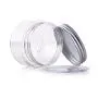 2PCS 100ml 3.4oz Empty Refillable Plastic Clear Wide Mouthed Bottle Box With Liner and Screw Aluminium Cap Cosmetic Cream Makeup Facial Jar Pot Container 2PCS 100ml 3.4oz Empty Refillable Plastic Clear Wide Mouthed Bottle Box With Liner and Screw Aluminium Cap Cosmetic Cream Makeup Facial Jar Pot Container