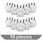 Glass Sealed Cans/Food Storage Jar Spice Teas Beans Candy Preservation Bottle Kitchen Tools About 180Ml,10 Pieces