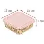 HENWERD Food Storage Containers with Lids,[17 Piece]Airtight Leak Proof Plastic Meal Prep Containers with Lids (Pink,One Size)