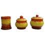 Storage Jar - 1.5 Quarts - Hand Painted in Spain - Sol Design