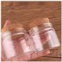 12pcs 656053mm 120ml Transparent Glass Bottles With Cork Stopper Empty Spice Food Nuts Storage Bottles Jars Gift Crafts Vials