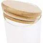 TNKML Glass Food Cans With Natural Bamboo Lid And Silicone Ring For Hermetically Sealed Small Transparent Tank Storage Tanks For Kitchen Storage Of Grain 6 200Ml