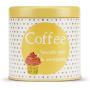 Nicoles Workshop Colorful Dot Mini Storage Metal Jar,Covered,&quotCoffee",Yellow