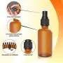 2er Pack Amber Glas Sprayflaschen 2oz - Die Perfekte Sprayflasche - Kleine Leere Flaschen für Reinigungslösungen, Pflanzen, Ätherische Öle, Bleiche, Alkohol - Bester wiederverwendbarer Feines Sprühnebel Pack Duftvernebeln
