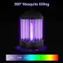 Électrochoc PRANITE BK001 Insecticide Électronique Piège à Moustiques avec Lumière UV 2000V Contrôle des Insectes Non Toxique Piège Attracteur 2-en-1 Rechargeable, Noir Électrochoc PRANITE BK001 Insecticide Électronique Piège à Moustiques avec Lumière UV 2000V Contrôle des Insectes Non Toxique Piège Attracteur 2-en-1 Rechargeable, Noir