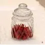 Kleine, klare Glasbehälter mit Deckeln – 230 ml Mini Glass Jars & Jars Canisters für Süßigkeiten, Tee, Kaffee, Zucker usw.