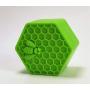 Silicone Wax Container, Guaranteed 3 unique colors, Non-Stick Food Grade Oil Dabs 26ml Hexagon Honeybee Multi-colored 3pcs set