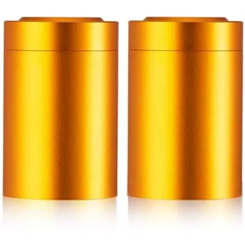 Kaffeebohnen Dose Kleine Lagerbehälter Versiegelte Gläser Mini Kaffeebohnenbehälter Praktische Lagerbehälter für Tee, Kekse, Süßigkeiten, Gewürze – Küche (Farbe: C2, Größe: 4,57 cm)