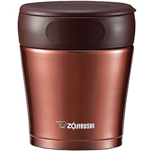 Zojirushi stainless steel food jar 260ml Nuts Brown SW-GC26-TA