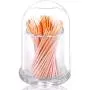 Glasbehälter für Stuzzicadenti – Runde Acrilic Stuzzicadenti Box – Stuzzicadenti Jar – Stuzzicadenti Holder