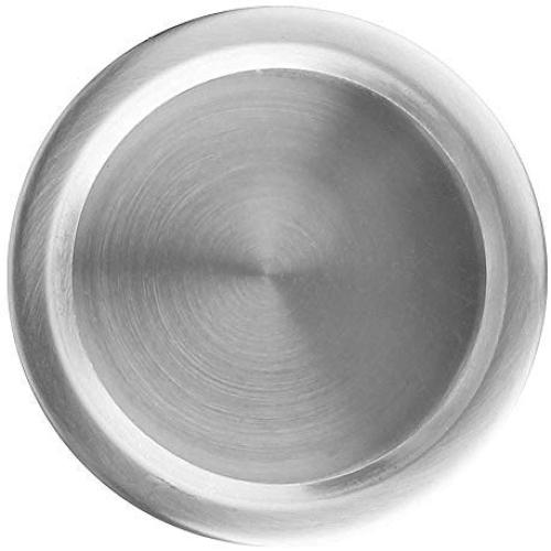 KNUPFMTI 3pcs/set Clear Lid Tin Jar Stainless Steel Storage Container Jars Kitchen Condiment