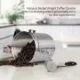 Airtight Coffee Canister, HOKEKI Stainless Steel Container for the Kitchen, Coffee Ground Vault Jar With One Way Co2 Valve And Scoop, Tea Coffee Sugar, Extra Coffee Spoon, 16 oz (Stainless Steel) Airtight Coffee Canister, HOKEKI Stainless Steel Container for the Kitchen, Coffee Ground Vault Jar With One Way Co2 Valve And Scoop, Tea Coffee Sugar, Extra Coffee Spoon, 16 oz (Stainless Steel)