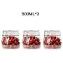 Sealed jar glass Transparent Moisture proof Household Glass bottle storage jar Storage tank Storage bottle Multiple sizes (Size : H)