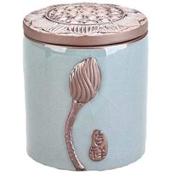 Goddness Bar Japanese-Style Storage Pots Tea Coffee Canisters Ceramic Jars(Style 12)