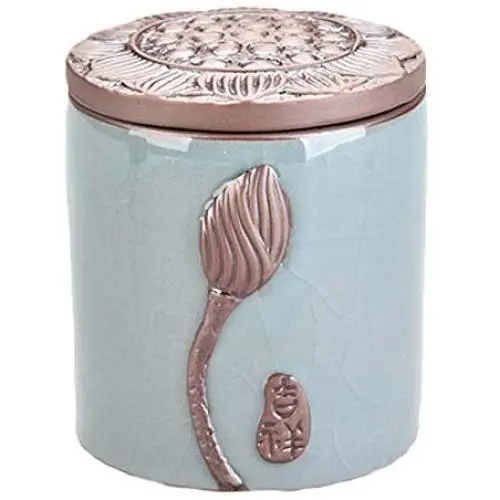 Pots Japonais de Rangement Style “Goddness” – Pots en Céramique pour Thé, Café, Canisters (Style 12)