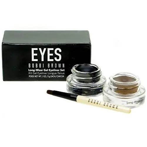 Bobbi Brown Long Wear Gel Eyeliner Duo,Black, 1 Count Bobbi Brown Long Wear Gel Eyeliner Duo,Black, 1 Count