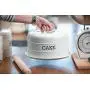 Kitchen Craft Living Nostalgia Airtight Cake Storage Tin/Cake Dome, 28.5 x 18 cm - French Grey Kitchen Craft Living Nostalgia Airtight Cake Storage Tin/Cake Dome, 28.5 x 18 cm - French Grey