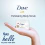 Dove Exfoliating Body Polish Body Scrub To Help Revive Dry, Dull Skin Macadamia & Rice Milk Polishes and Nourishes Your Skin 10.5 oz