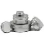 12PCS 5ml Round Metal Aluminium Nail Art Lip Balm Makeup Jar Bottle with Lid DIY Cream Cosmetic Container Pot Tin Case Beauty Products (5ml/ 0.17oz) 12PCS 5ml Round Metal Aluminium Nail Art Lip Balm Makeup Jar Bottle with Lid DIY Cream Cosmetic Container Pot Tin Case Beauty Products (5ml/ 0.17oz)