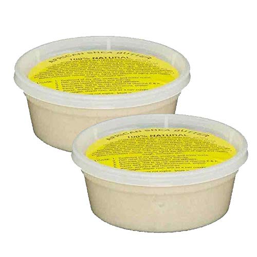 REAL African Shea Butter Pure Raw Unrefined From Ghana''IVORY'' 8oz. CONTAINER