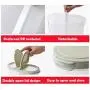 YTF-Plastic (PP) storage tank, kitchen grain storage box, double storage box green YTF-Plastic (PP) storage tank, kitchen grain storage box, double storage box green