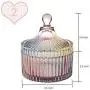 Bouteilles en verre colorées Krysclove, Conteur de bonbons en cristal avec couvercle, Réservoir de stockage alimentaire en verre transparent, Pot d'assaisonnement, Boîte de rangement créative (2) Bouteilles en verre colorées Krysclove, Conteur de bonbons en cristal avec couvercle, Réservoir de stockage alimentaire en verre transparent, Pot d'assaisonnement, Boîte de rangement créative (2)