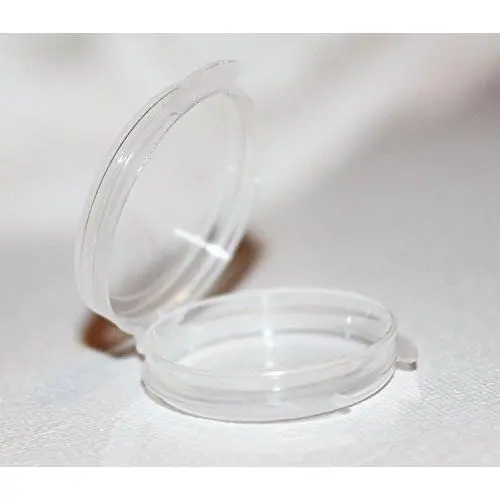 100 0.05 oz Small Clear Plastic Sample/Tester Containers - Can Be Used for Makeup, Jewelry and Much More!