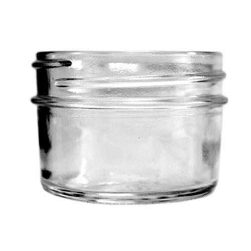 (Set of 12) 4 oz Mason Jars with Smooth Sides -Easy to Label with Silver Finished Safety Button Lids, Regular Mouth