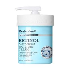 NatureWell Retinol Advanced Moisture Cream for Face & Body, 16 oz. | Clinical | Improves Firmness, Tone & Texture