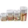 vinmax Kitchen Canister Set 4 packs Bottles for Coffee/Tea/Milk Powder/Spice Vacuum Storage Tank Jars vinmax Kitchen Canister Set 4 packs Bottles for Coffee/Tea/Milk Powder/Spice Vacuum Storage Tank Jars