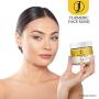 JJ Beauty Creations - ORGANIC VITAMIN C TURMERIC CLAY FACE MASK (4OZ) For Acne, Control Oil, Purify Pores, Remove Toxins, Pigmentation Correcting, Improve Texture, Nourish Skin - Yellow