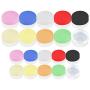 Cosmetic Containers, 20Pack 5g/10g Multicolor Round Pot Jars Empty Cosmetic Containers Set with Lid for Liquid Creams Sample(Mixed Color, with Makeup Spoon)