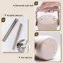 Food Flask,Vacuum Insulated Stainless Steel Food Jar, 3 Separate Storage Lunch Box for Hot and Cold Food, for Kids and Adults