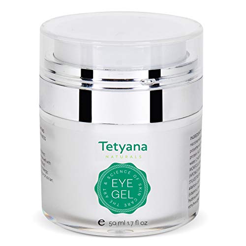 Tetyana naturals Eye Gel with Allantoin, Hyaluronic acid for Puffiness, Wrinkles, Dark Circles (50ml)