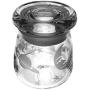 IncisoArt Hand Etched Vibe Storage Jar Sandblasted (Sand Carved) Glass Handmade USA Custom (4.5 Ounce (133ml), Sun Moon Shooting Stars Planets)