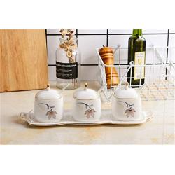 Mini Spice Jars Square Spice Jar Creative Kitchenware Spice Box Three-piece Set