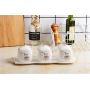 Mini Spice Jars Square Spice Jar Creative Kitchenware Spice Box Three-piece Set