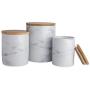 DII CAMZ38970 White Marble Ceramic Canister Set/3