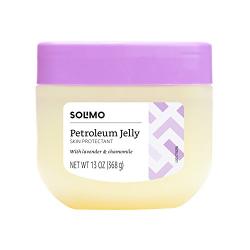 Amazon Brand - Solimo Petroleum Jelly with Lavender & Chamomile, 13 Ounce