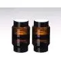 Bouteilles en verre ambrées inclinées de 15g/20g/30g, pots rechargeables avec couvercle noir pour crème, baume, DIY beauté, huiles essentielles (Pack de 3) (15g) Bouteilles en verre ambrées inclinées de 15g/20g/30g, pots rechargeables avec couvercle noir pour crème, baume, DIY beauté, huiles essentielles (Pack de 3) (15g)