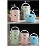 Thermos Food Jar Thermos Stainless Food Flask,Leak Proof Insulated Food Containers,With Spoon And Portable Bag,Multi-storey (Color : Pink, Size : 1000ML)