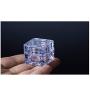 RONRONS 20 Pack Empty Plastic Cosmetic Samples Containers, 5g Clear Container Jar with Screw Lid