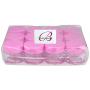 Beauticom High-Graded Quality 7 Grams/7 ML (Quantity: 12 Packs) Thick Wall Crystal Clear Plastic LEAK-PROOF Jars Container with PINK Lids for Cosmetic, Lip Balm, Lip Gloss, Creams, Lotions, Liquids