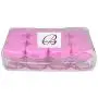 Bouteilles en plastique transparent haute qualité 7g/7ml (12 paquets), parois épaisses, étanches, avec couverts roses pour cosmétiques, baumes à lèvres, gloss à lèvres, crèmes, lotions, liquides.