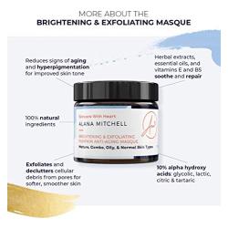 Sample Mini Brightening Pumpkin Enzyme Face Mask .5oz W/ Glycolic Acid, Lactic and Citric Acid - Instant Gel Exfoliating Mask For Anti Aging, Lighter, Younger Refreshed Neck and Facial Area