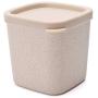 WANGLX ST Plastic Sealed Cans Grain Storage Tank Storage Box Kitchen Food Storage Jar for Serving Tea, Coffee, Spice,Flour, Sugar, Cereals, Leakproof and More