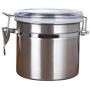 Enterest Coffee Bean Canister Easy to Stack for compact Storage Airtight Container Preserves Food Freshness 6 Sizes Stainless Steel Material Storage Jar (6 Sizes)