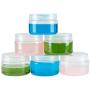 HOME 75-STO2001 Clear 4 Ounce Plastic Jar Containers, 4 oz