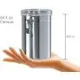 Contenitore en Métal Inoxydable pour Cuisine – Magnifique pour Plan de Chasse, 64 fl oz (1.9 L), Conteneur de Stockage Alimentaire, Pour Thé, Café, Sucre, Farine - SilverOnyx - 1 Pièce Contenitore en Métal Inoxydable pour Cuisine – Magnifique pour Plan de Chasse, 64 fl oz (1.9 L), Conteneur de Stockage Alimentaire, Pour Thé, Café, Sucre, Farine - SilverOnyx - 1 Pièce