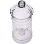 Better & Best Pharmacy Jar with Drawing of Reasons Vegetable, Glass, 11 x 11 x 24 cm